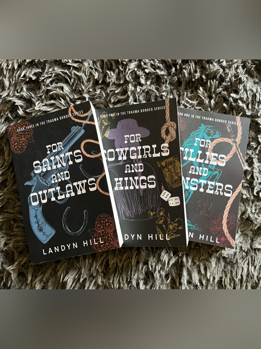 The Trauma Bonded Series by Landyn Hill - Signed Paperback Books